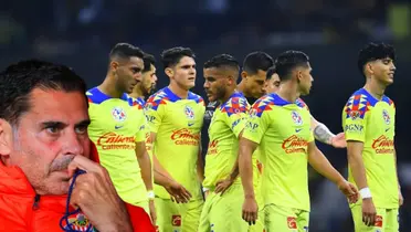 Fernando Hierro junto a jugadores del América / FOTO MEXSPORT