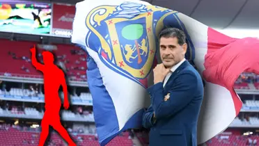 Fernando Hierro y silueta de jugador apuntando/ Foto Soy Fútbol.