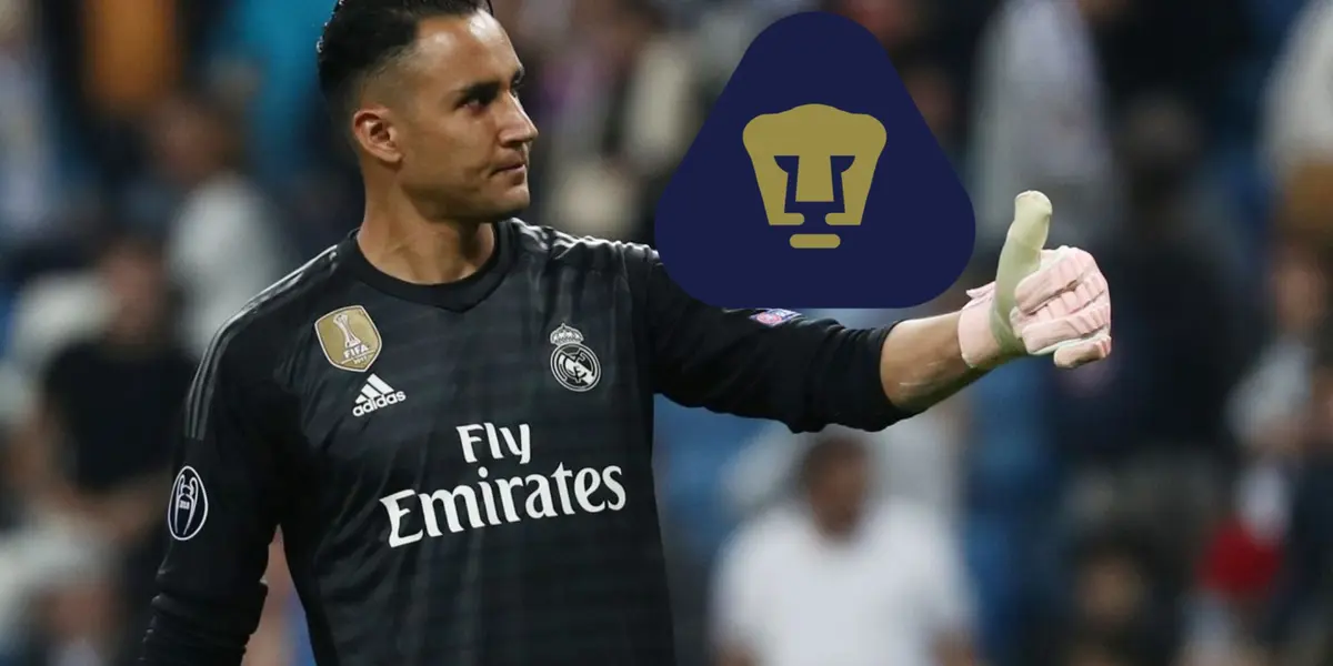Mientras en el Real Madrid ganó 8.5 millones, el sueldo para Keylor Navas en Pumas
