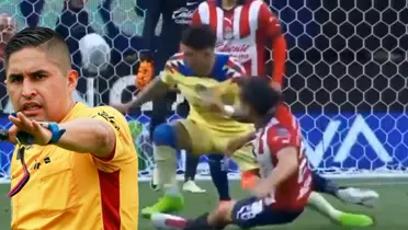 Óscar Mejía junto al Chivas vs América / FOTO JAM MEDIA