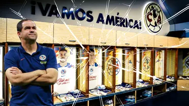 Vestidor del América. Foto: Club América