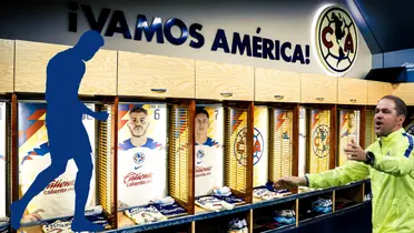 Vestidor del Club América: Foto: Club América