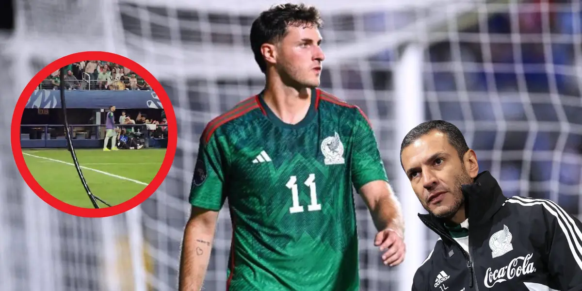 VIDEO | Santi Giménez agresivo tras no jugar el México vs Panamá y el castigo del Jimmy