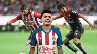 Clásico Tapatío del Apertura 2023 y Chucky Lozano con la playera de Chivas | Foto: Publimetro