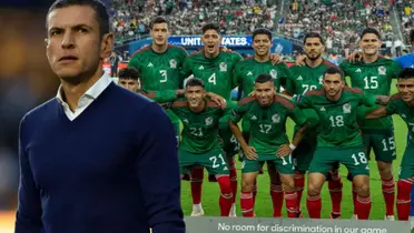 Jaime Lozano y la selección mexicana en un juego de Copa Oro / El 10 