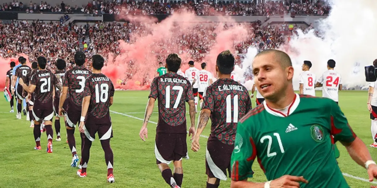 Adolfo Bautista y jugadores caminando/ Foto Mi Selección.