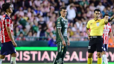 Adonai Escobedo en el León vs Chivas / FOTO ESTO