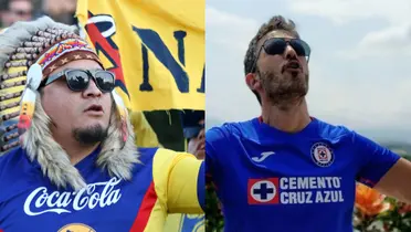 Aficionado del América y aficionado del Cruz Azul Foto: GQ México/ Debate