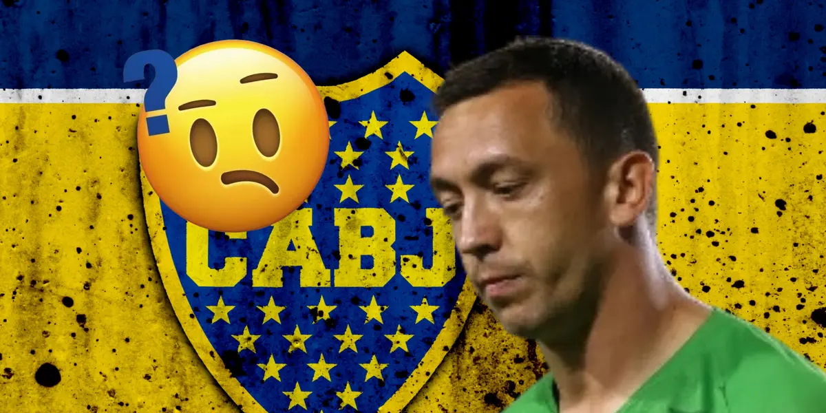Agustín Marchesín y emoji a su lado/ Foto Wallpaper Abyss.