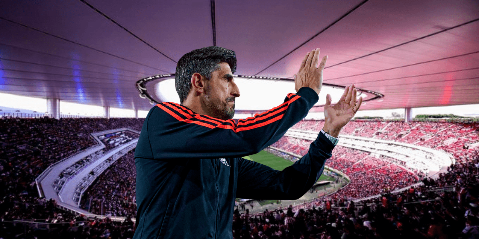 Akron de fondo tomado de Chivas, con Paunoviç al frente