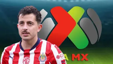 Alan Mozo junto al logo de la Liga MX / FOTO JUAN FÚTBOL