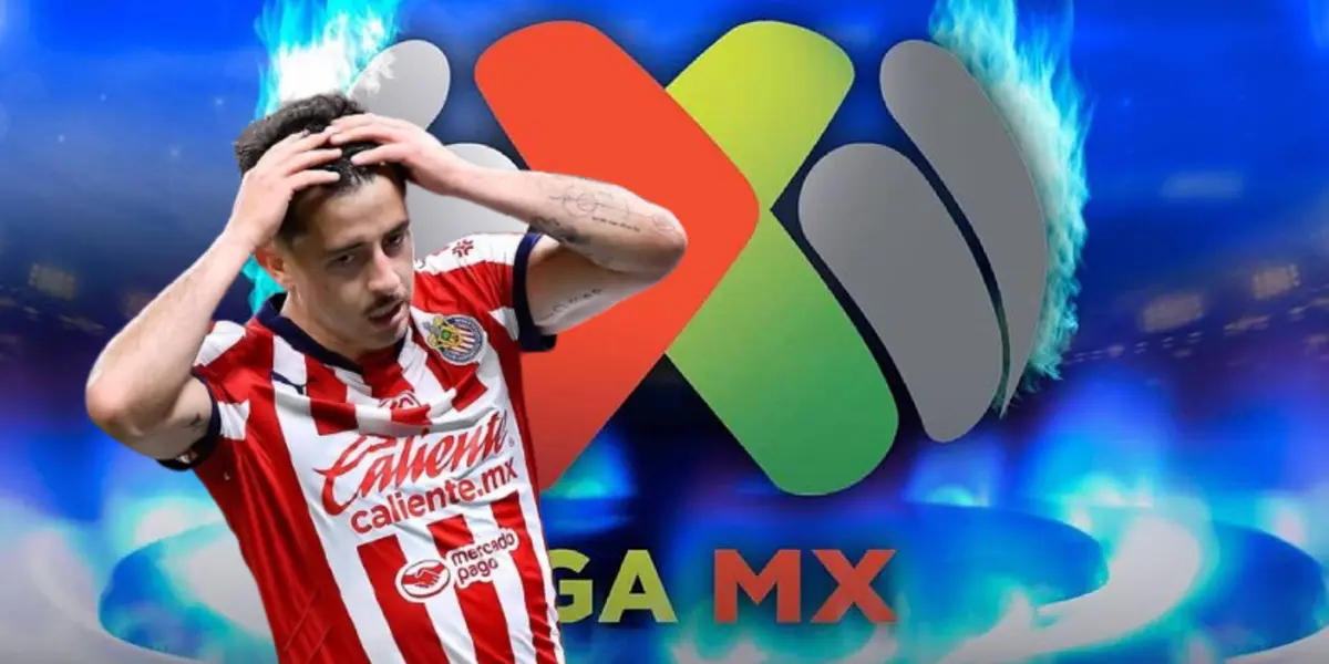 Alan Mozo junto al logo de la Liga MX / FOTO MARCA