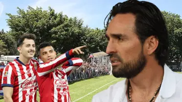 Alan Mozo y Fernando Beltrán junto a Gerardo Espinoza / FOTO FÚTBOL TOTAL