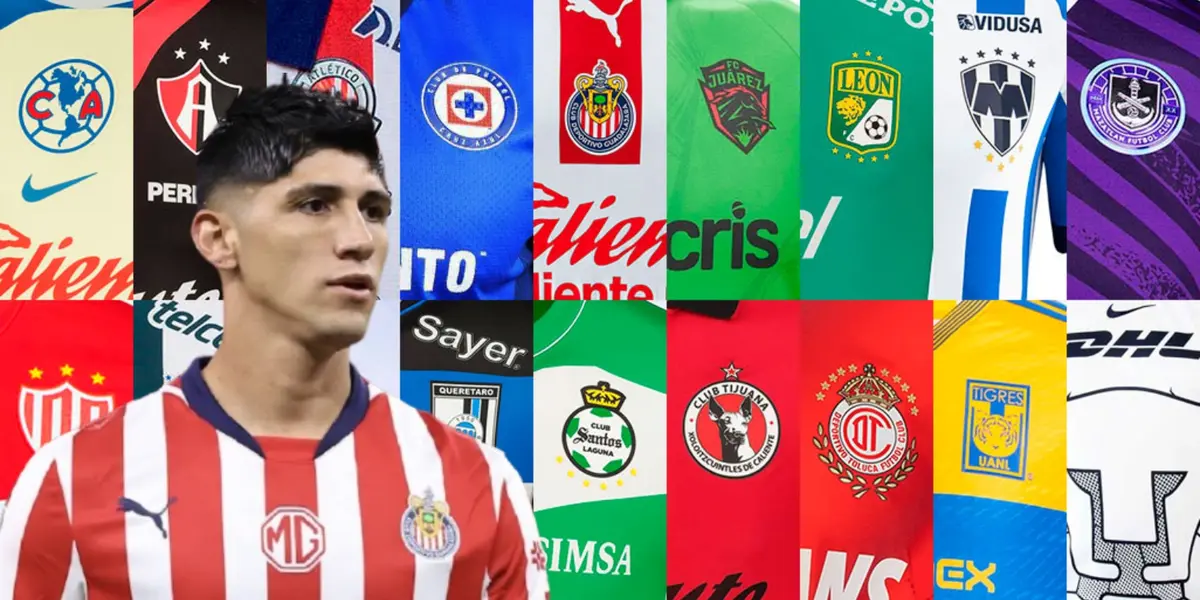 Alan Pulido junto a equipos de la Liga MX / FOTO JUAN FÚTBOL