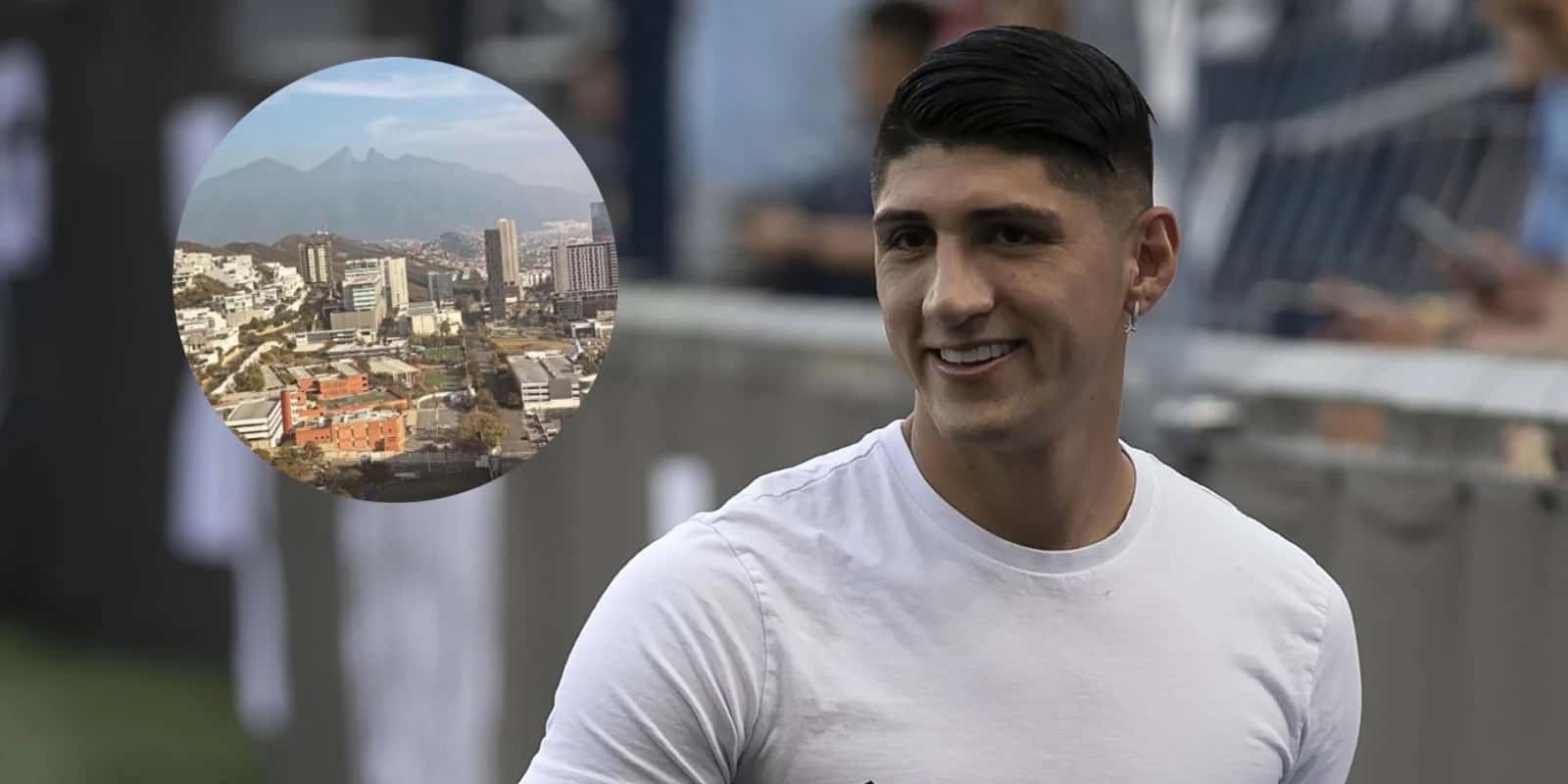 Alan Pulido llegó a Monterrey pero no fue para fichar por Rayados