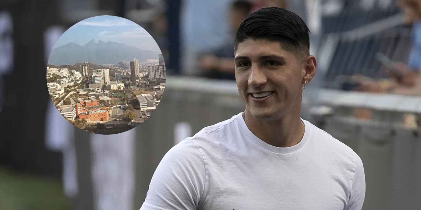 Alan Pulido llegó a Monterrey pero no fue para fichar por Rayados