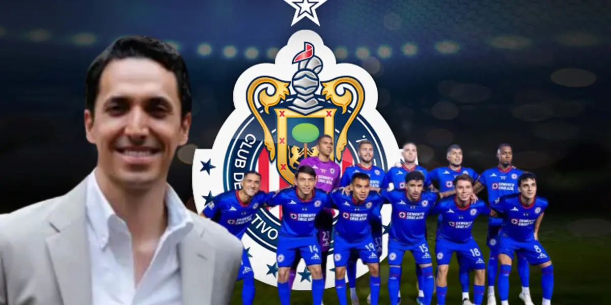 Alejando Manzo junto a futbolistas de Cruz Azul / FOTO FACEBOOK