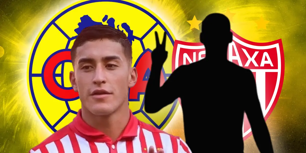 Alejandro Zendejas cuando era jugador de Necaxa y silueta de Alexis Peña/Foto Wallpapers.com