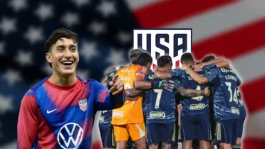 Alejandro Zendejas y jugadores del América/ Foto Sports Illustrated.