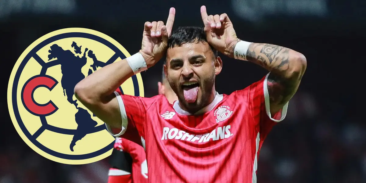 Alexis en partido con Toluca. Foto: Goal.com