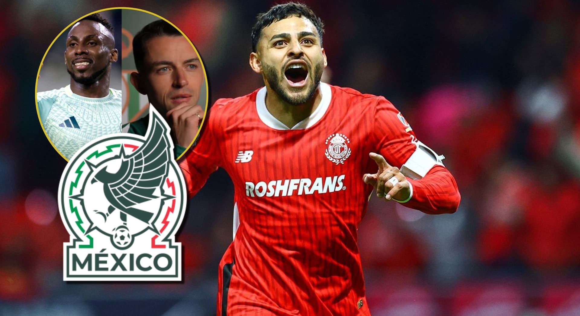 Alexis Vega capitán del Toluca dijo que Fidalgo y Quiñones aportarán mucho a la Selección Mexicana