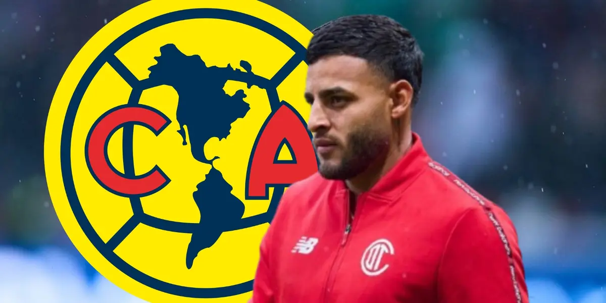 Alexis Vega junto al escudo del América / FOTO BOLAVIP