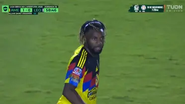 Allan tras gol, captura de TUDN