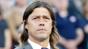 Almeyda en partido. Foto: Infobae