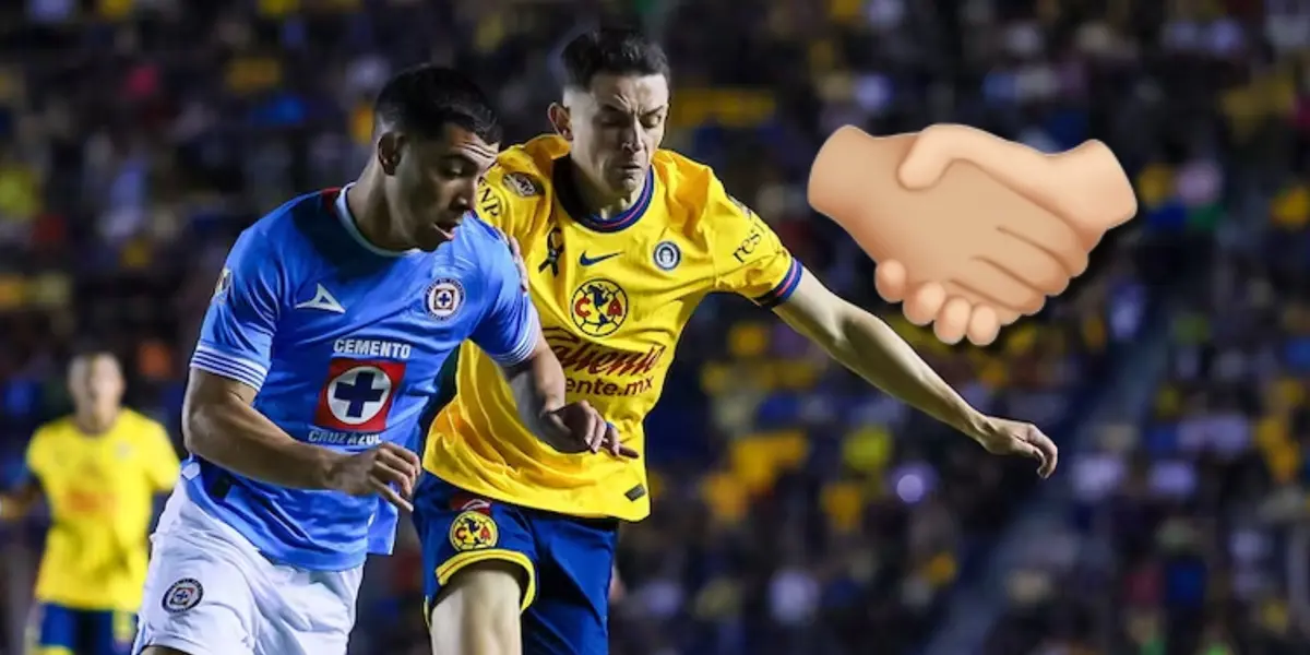 Álvaro Fidalgo y Erik Lira disputando balón, emoji a su lado/ Foto D10sports.