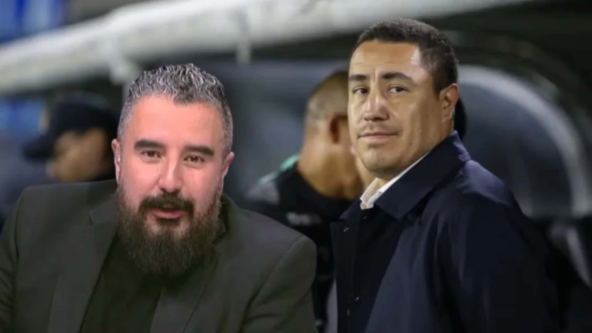 Álvaro Morales y Efraín Juárez