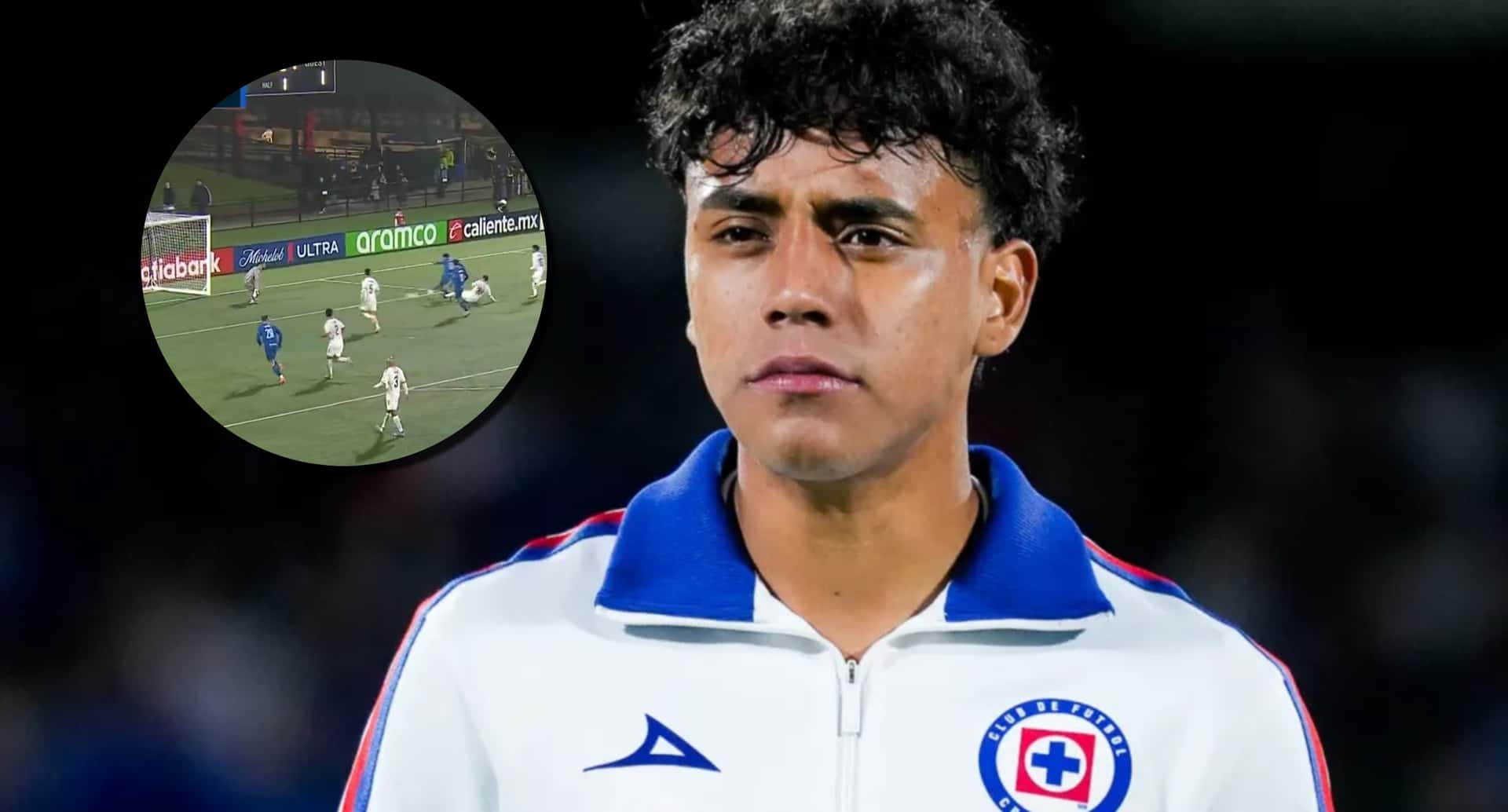 Amaury Morales y Emi Ochoa levantan la mano en su debut con Cruz Azul en Concacaf Champions Cup