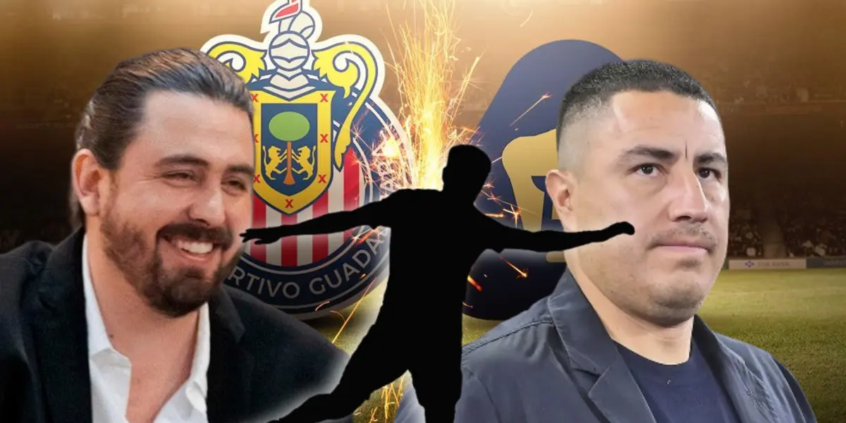 Amaury Vergara, Efraín Juárez y Jorge Ruvalcaba en forma de sombra/Foto ESPN.