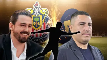 Amaury Vergara, Efraín Juárez y Jorge Ruvalcaba en forma de sombra/Foto ESPN.