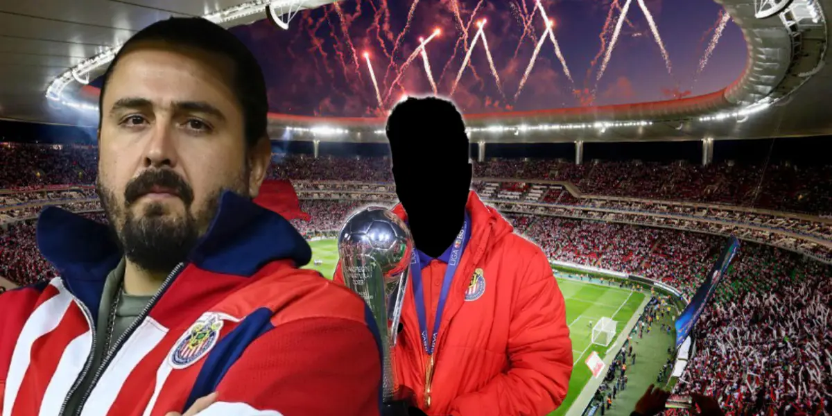 Amaury Vergara junto a figura incógnita de Chivas / FOTO FÚTBOL TOTA