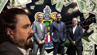 Amaury Vergara junto a Fran Pérez, Fernando Hierro y Juan Carlos Martínez / FOTO RADIO FÓRMULA