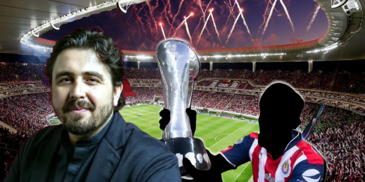 Amaury Vergara junto a futbolista incógnito de Chivas / FOTO CANCHA