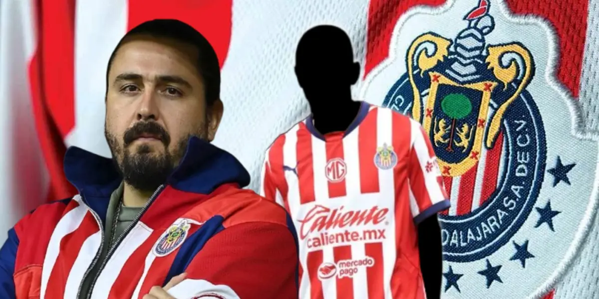 Amaury Vergara junto a futbolista incógnito de Chivas / FOTO FUTBOL TOTAL