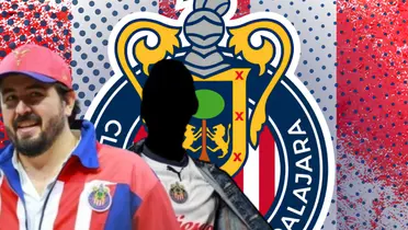 Amaury Vergara junto a futbolista incógnito de Chivas / FOTO YAHOO NOTICIAS
