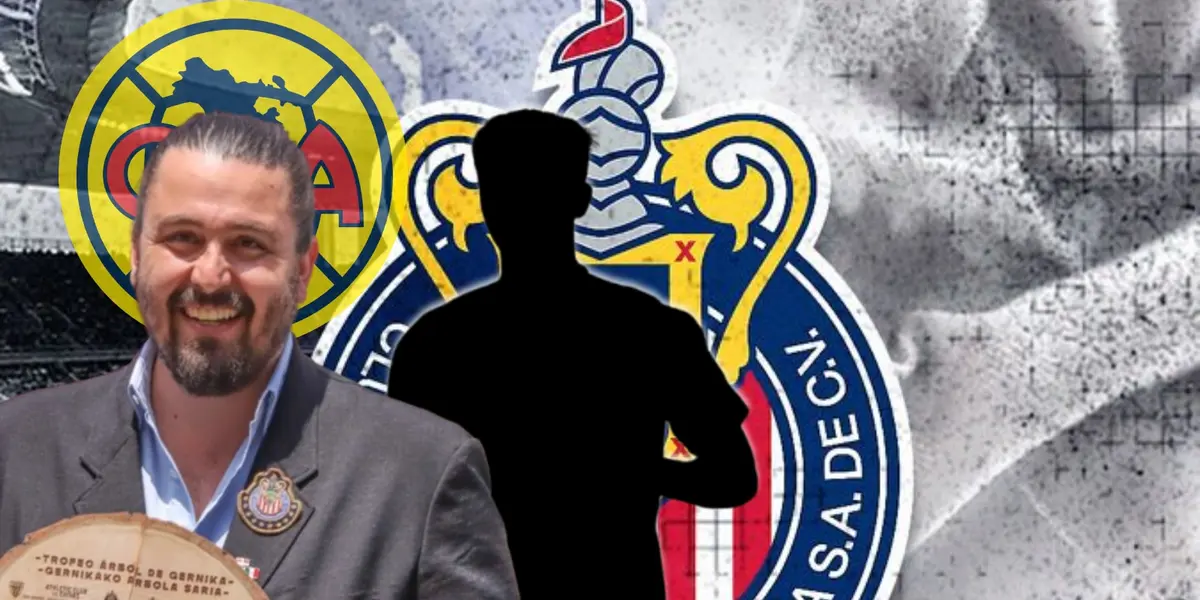 Amaury Vergara junto a futbolista incógnito / FOTO ESTO