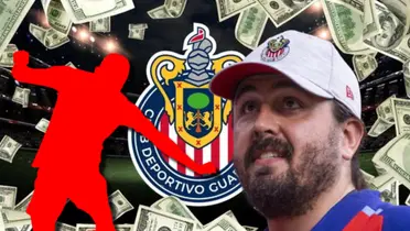 Amaury Vergara junto a futbolista incógnito / FOTO PUBLIMETRO