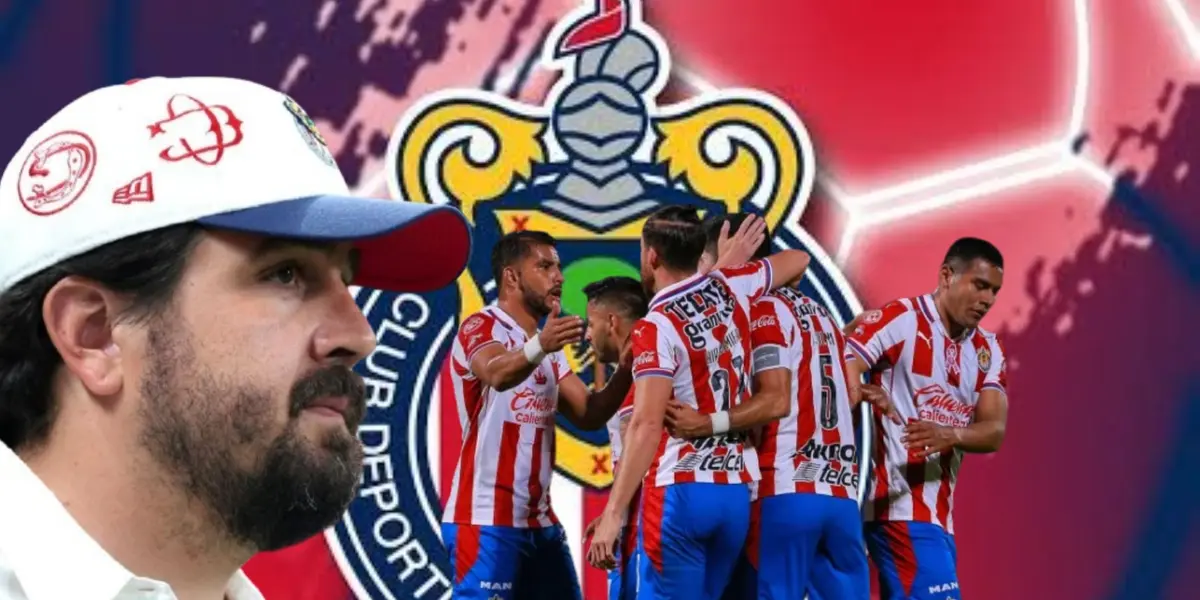 Amaury Vergara junto a futbolistas Chivas / FOTO FACEBOOK