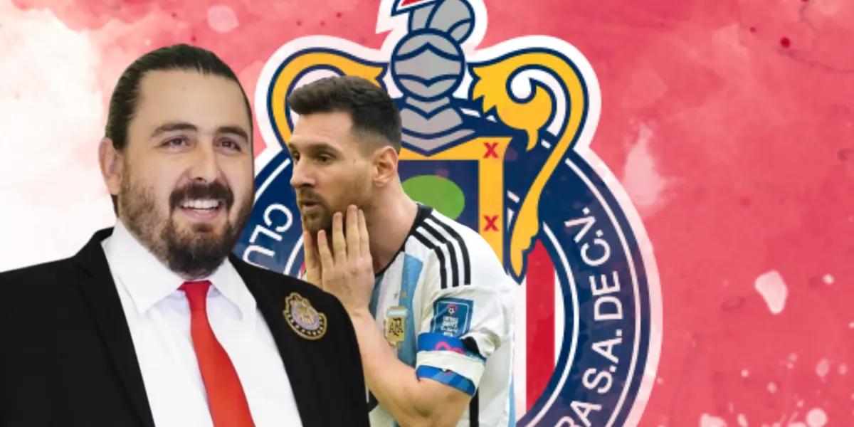 Amaury Vergara junto a Lionel Messi / FOTO AFP