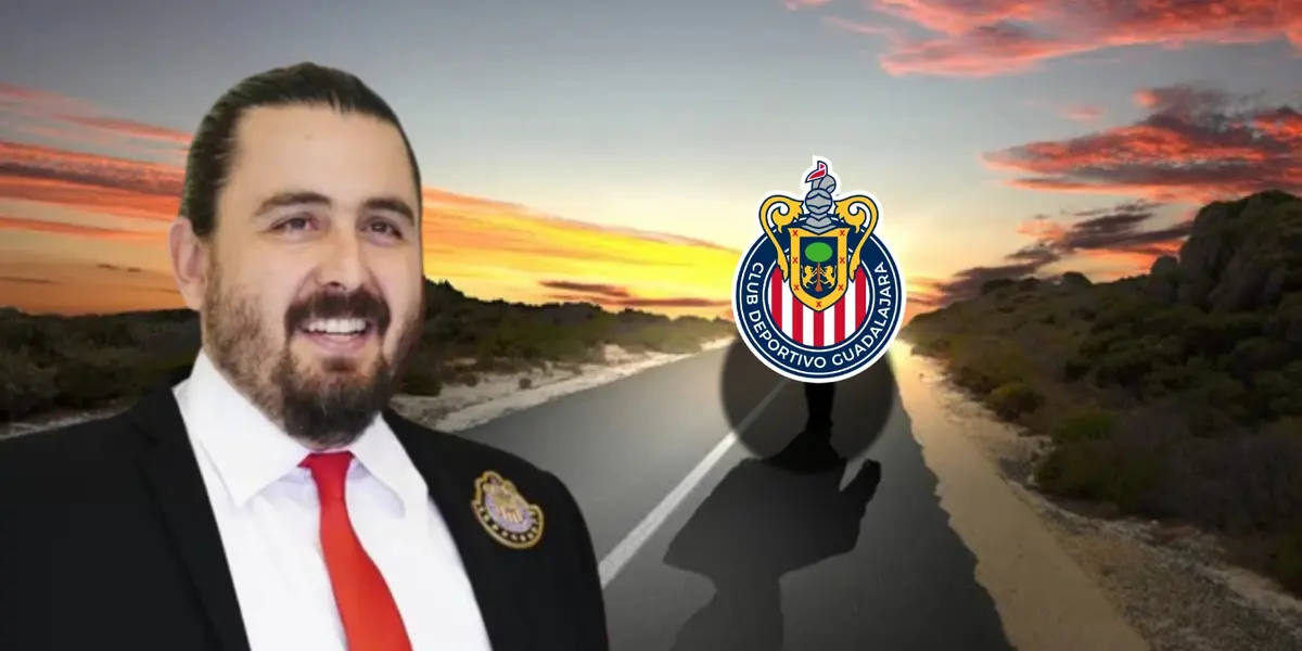 Amaury Vergara junto al escudo de Chivas / FOTO IMAGO7
