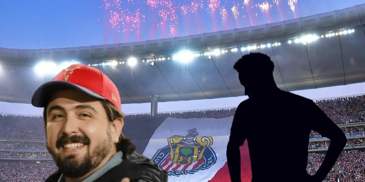 Amaury Vergara sonriendo y silueta de jugador con manos en cintura/Foto Excélsior.