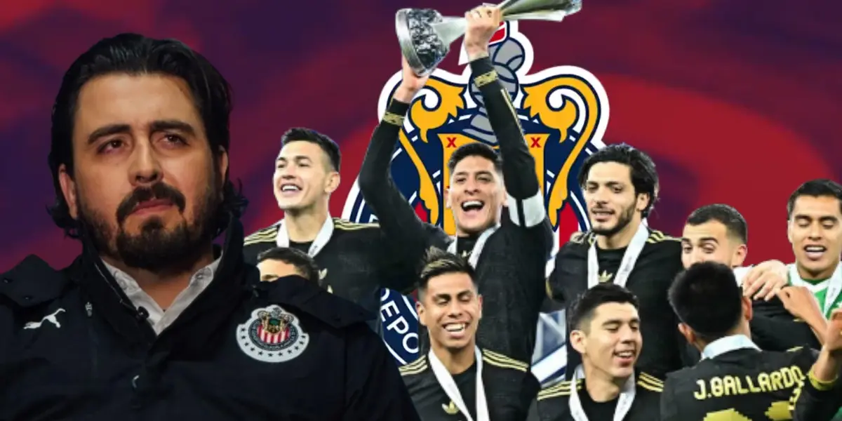 Amaury Vergara y jugadores de la Selección Mexicana celebrando/Foto Chivas.