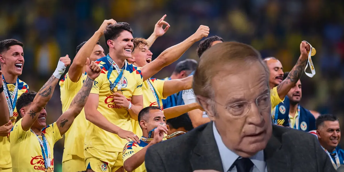 América celebrando y José Ramón Fernández/Foto Mexsport.