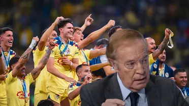 América celebrando y José Ramón Fernández/Foto Mexsport.