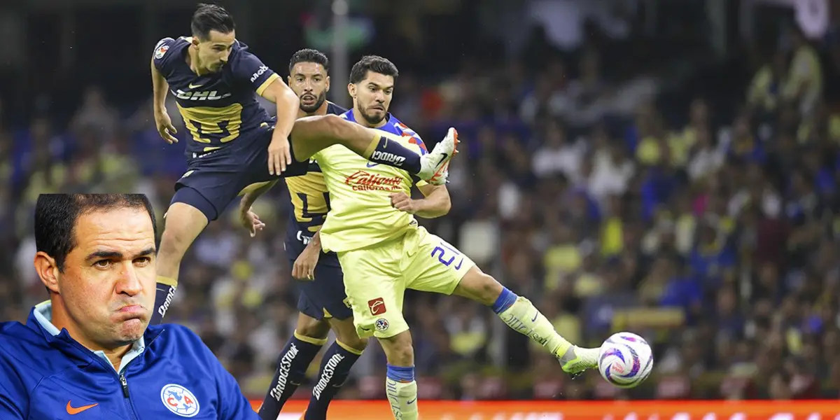 América vs Pumas en el partido del Apertura 2023. Foto: Ovaciones.