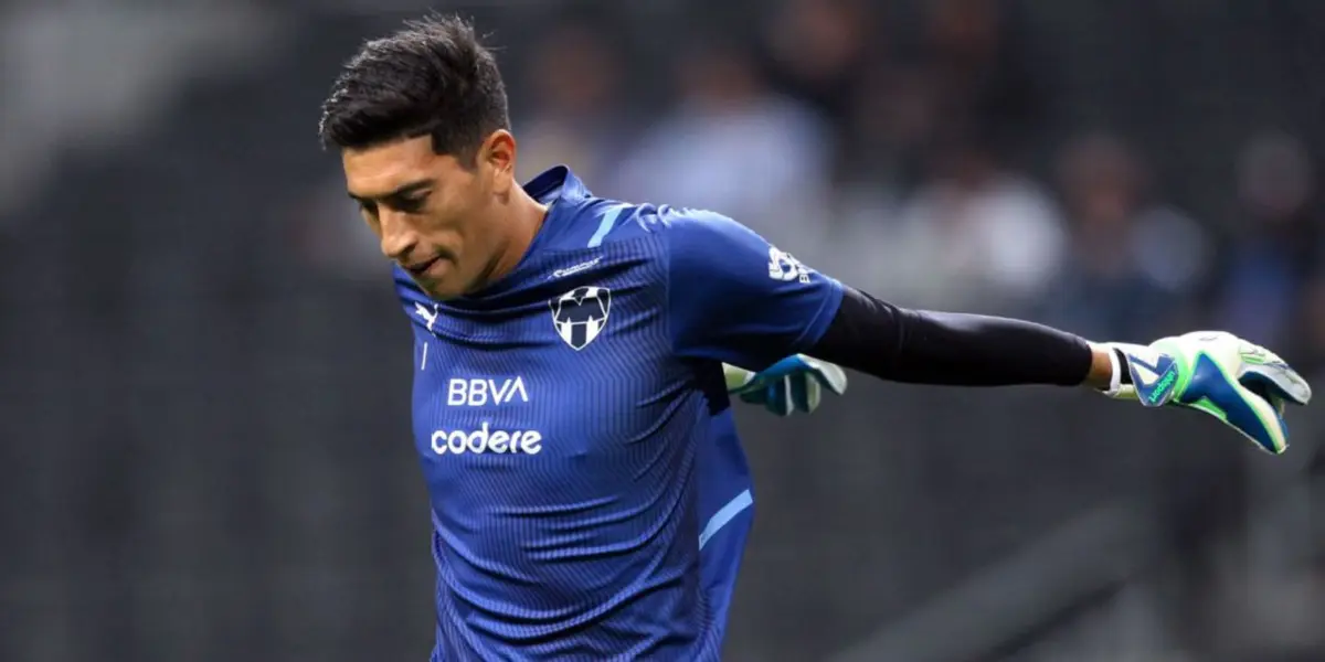 Andrada en partido con Rayados. Foto: ESPN
