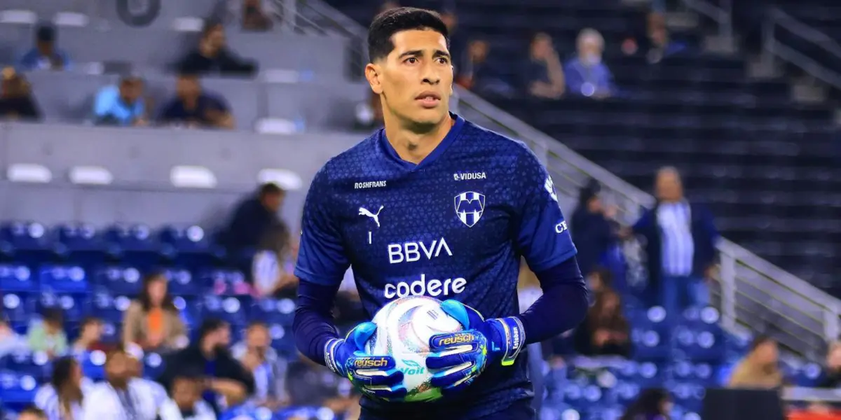 Andrada en partido. Foto: Rayados
